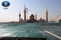 Installing Toorineh Baft shade nets in Imam Khomeini shrine campus Installing Toorineh Baft shade nets in Imam Khomeini shrine campus