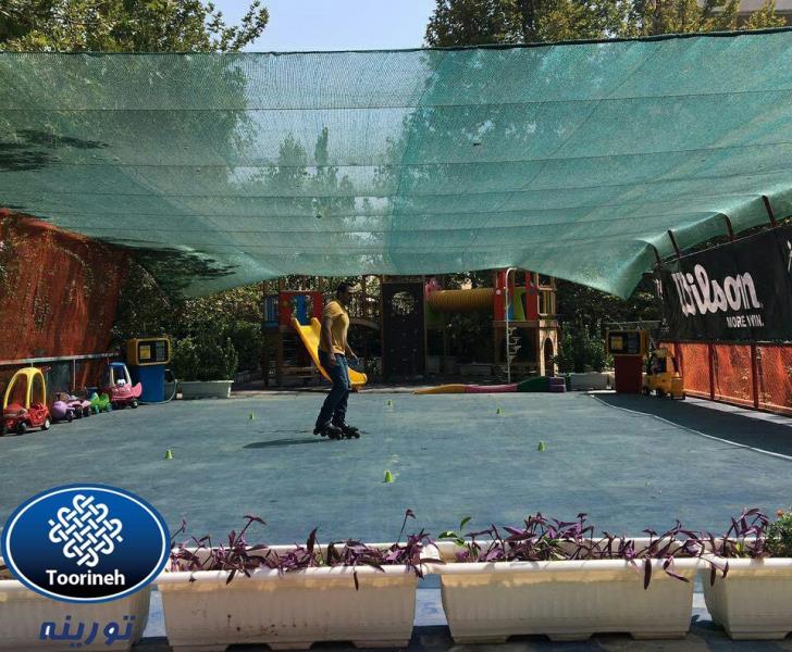 Shade net for shading and landscaping in residential and recreational zones