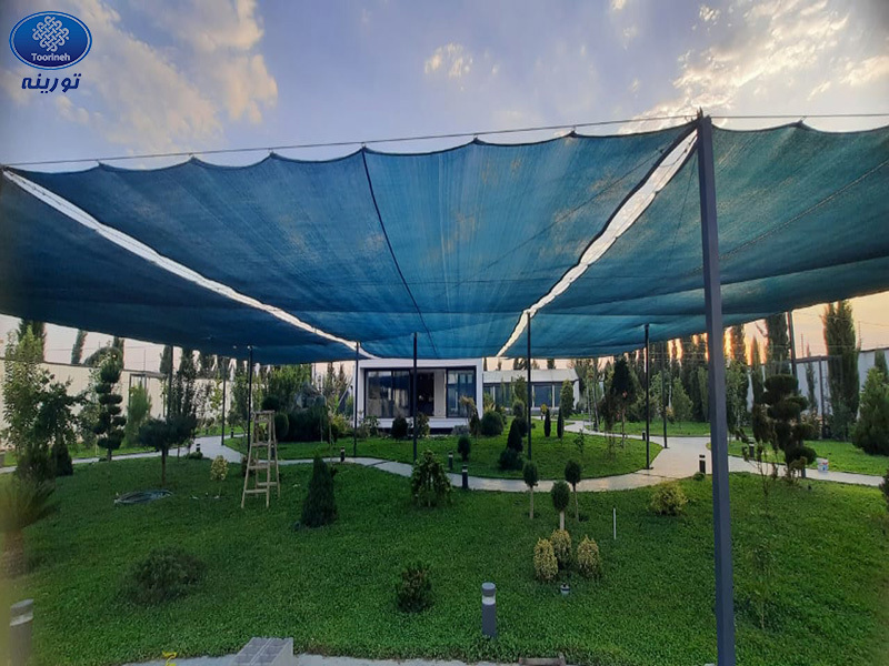 توری سایبان 80 درصد، تعادل ایدهآل بین سایه، نور و دوام برای انواع کاربردها